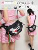 2026 Lightweight Nylon Dumpling Crossbody - Women’s Water-Repellent PVC Transparent Sports Bag with Dopamine Colors.