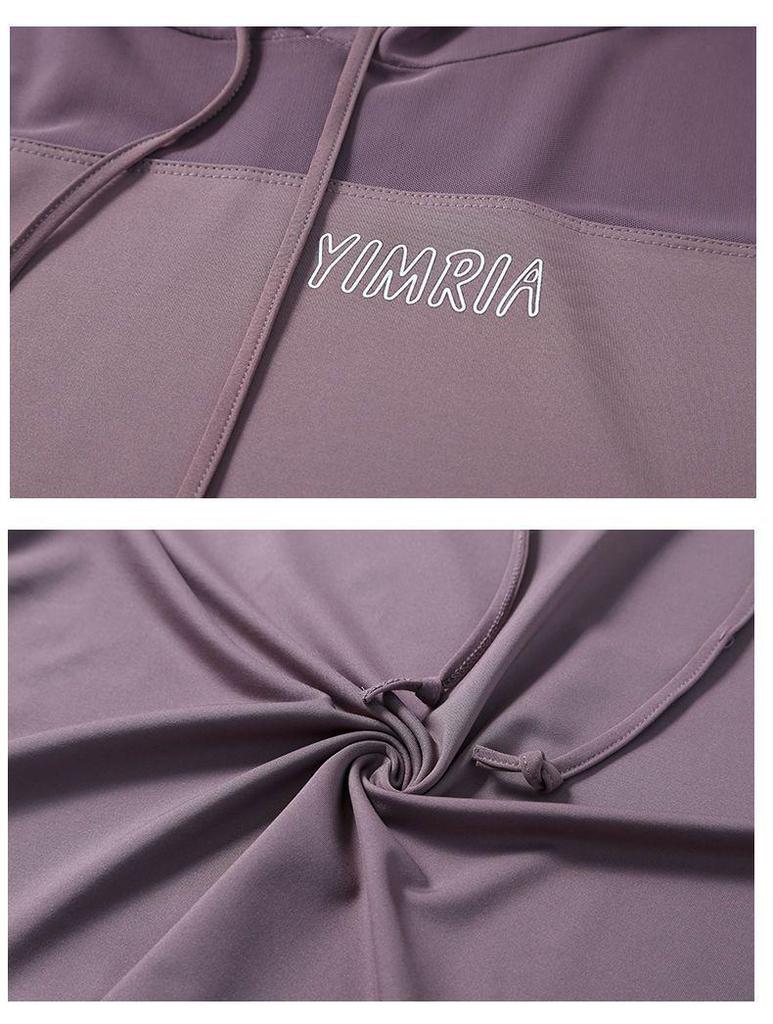 Dámská volná sada s kapucí a krátkým rukávem ve velkých velikostech, rychleschnoucí, na běh a jógu