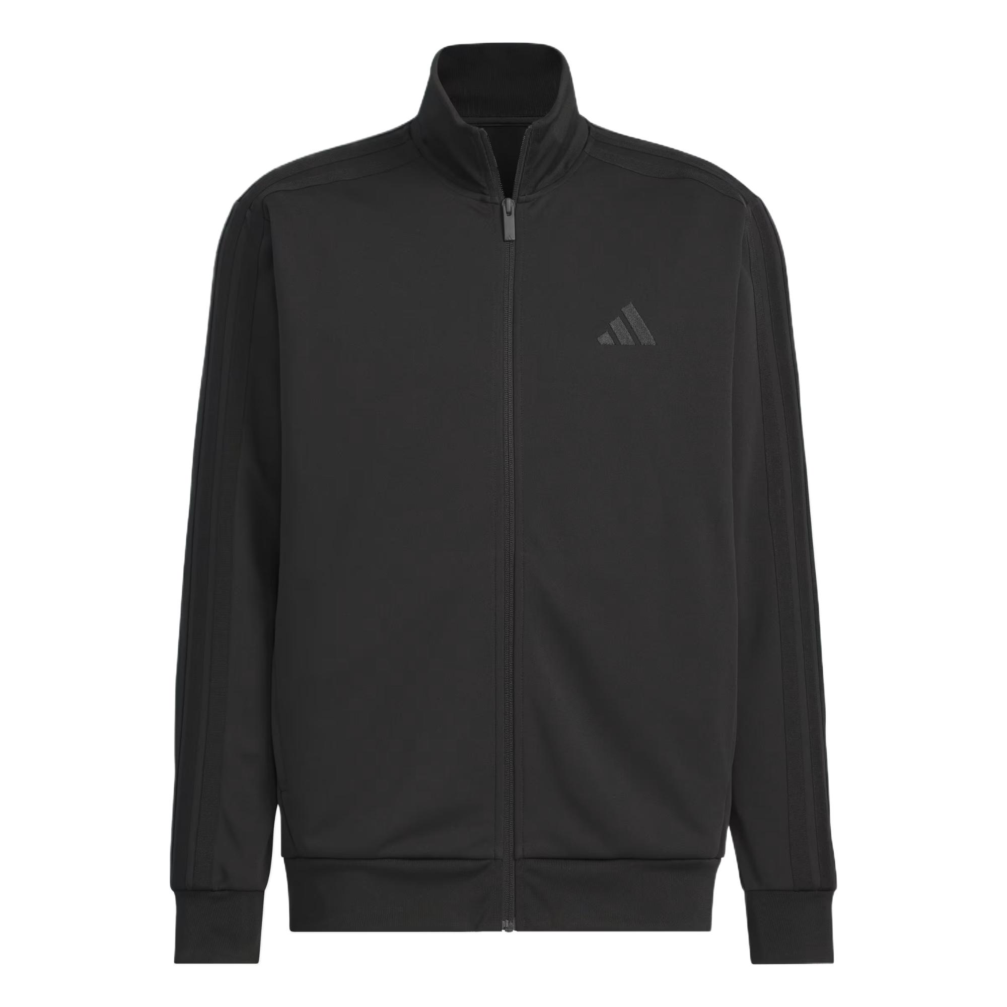 

Adidas Knitted Dry Comfortable Striped Jacket Men Jackets Black JV6980 M