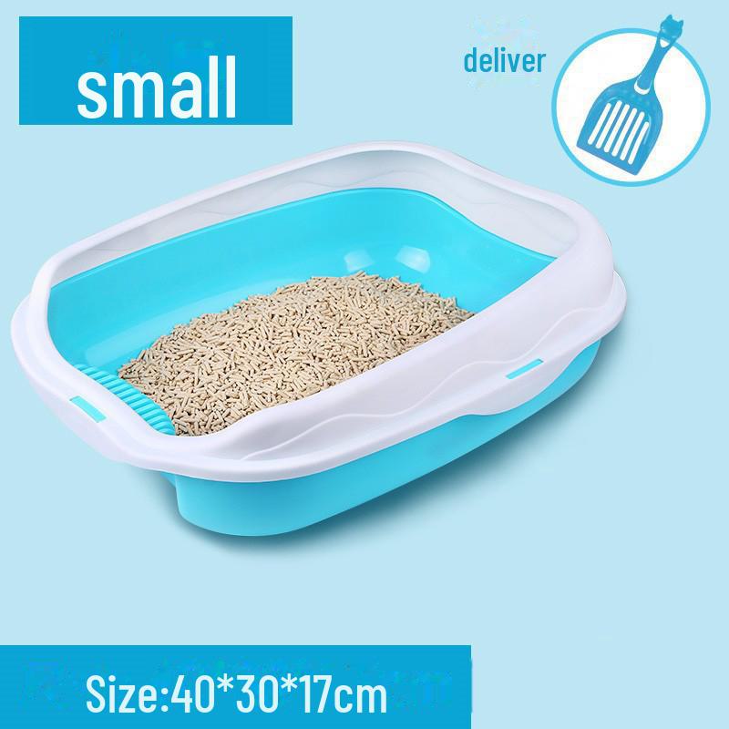 Extra Stor Halvsluten Kattlåda med Anti-Spårningsdesign