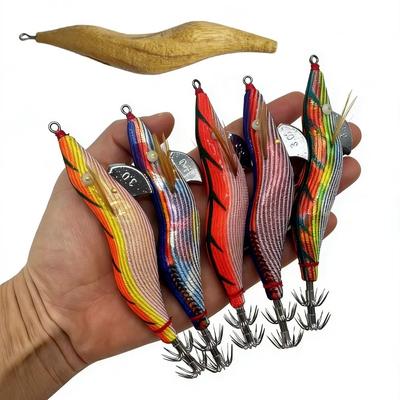 Luminous Shrimp Jig Lure 3.0 Size Squid Jig Lure Luminous Octopus Jig Lure  Saltwater Fishing