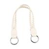 Lady Purse Handle Belt Replacement Handbag Retro Woven Strap Shoulder Bag Handcraft Bag DIY Accessories Black/Gray/Beige