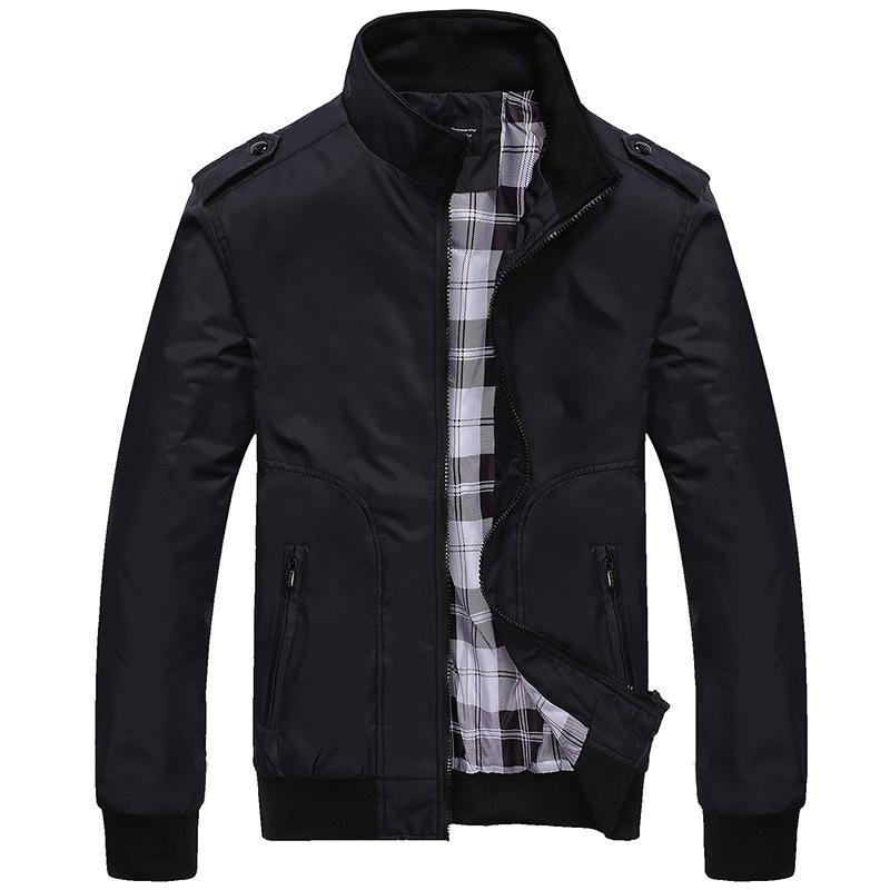 Jacket Men's Stand Collar Autumn and Winter New Style Men's Korean Casual Youth Versatile Outdoor Jacket