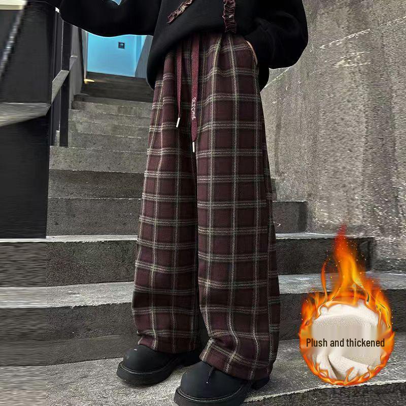 Girls' Fashionable Plaid Pants & Bow Sweatshirt Set - Autumn/Winter 2025