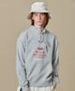 Bbc Earth High-Neck Half-Zip Sweatshirt_Melange Grey