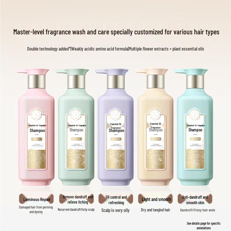 Sanshenghua Essential Oil Anti-Dandruff & Softening Shampoo Twin Pack