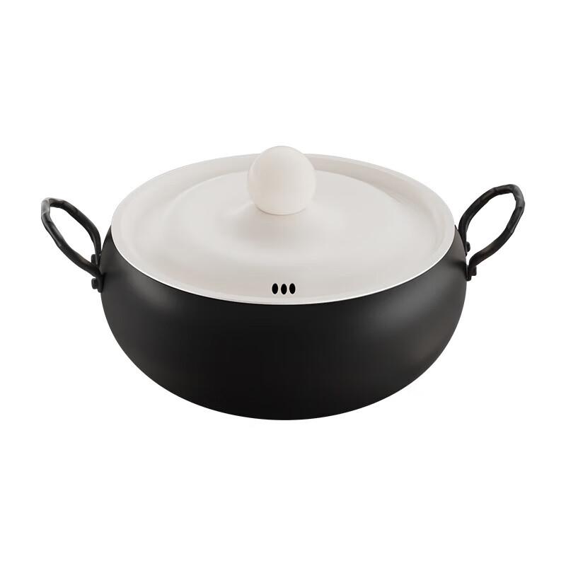 DStt 24cm Non-Coated Cast Iron Cooking Pot