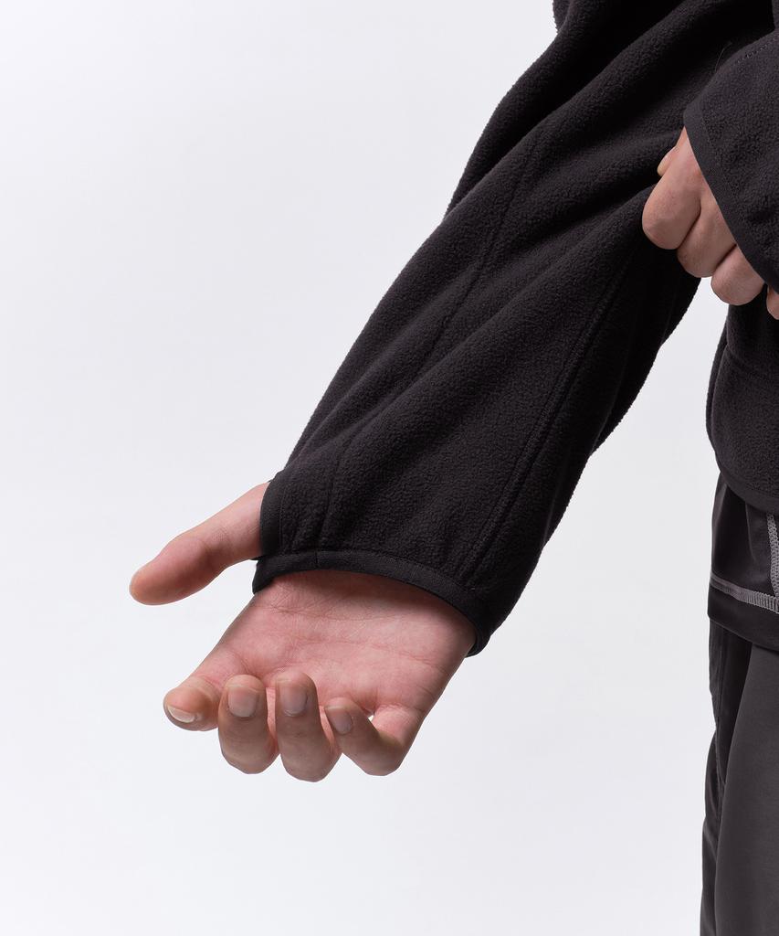 Musinsa Standard [City Leisure] Structured Polar Fleece High-Neck Jacket [Black]