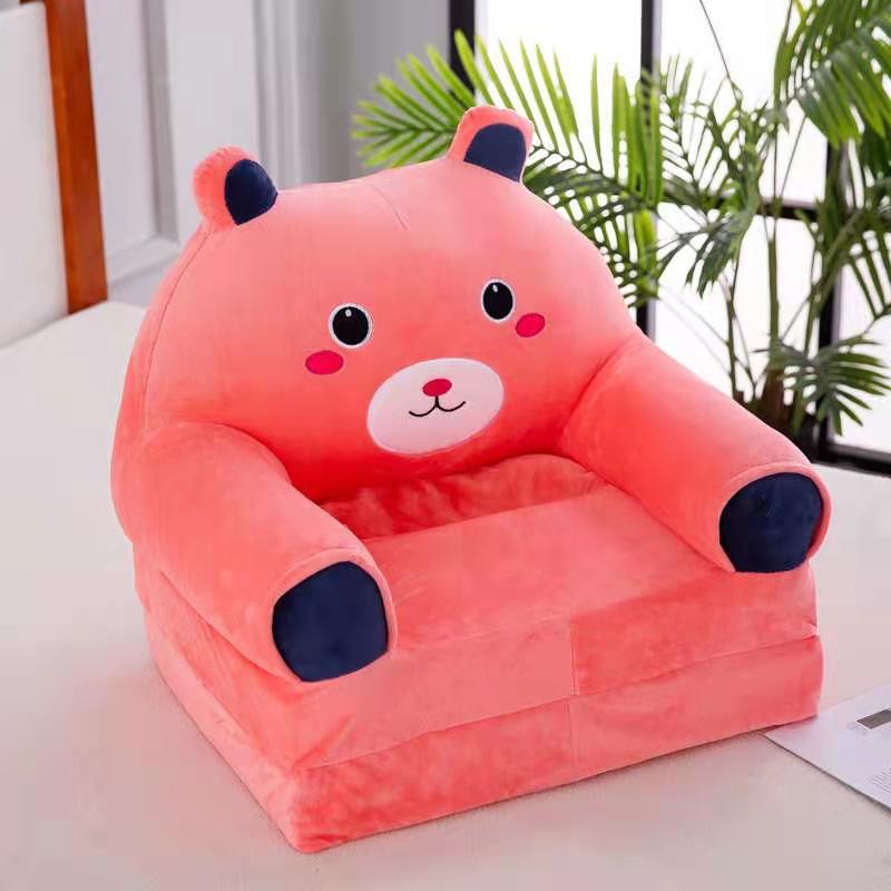 Cartoon Children's Multi-Layer Folding Plush Sofa Bed 