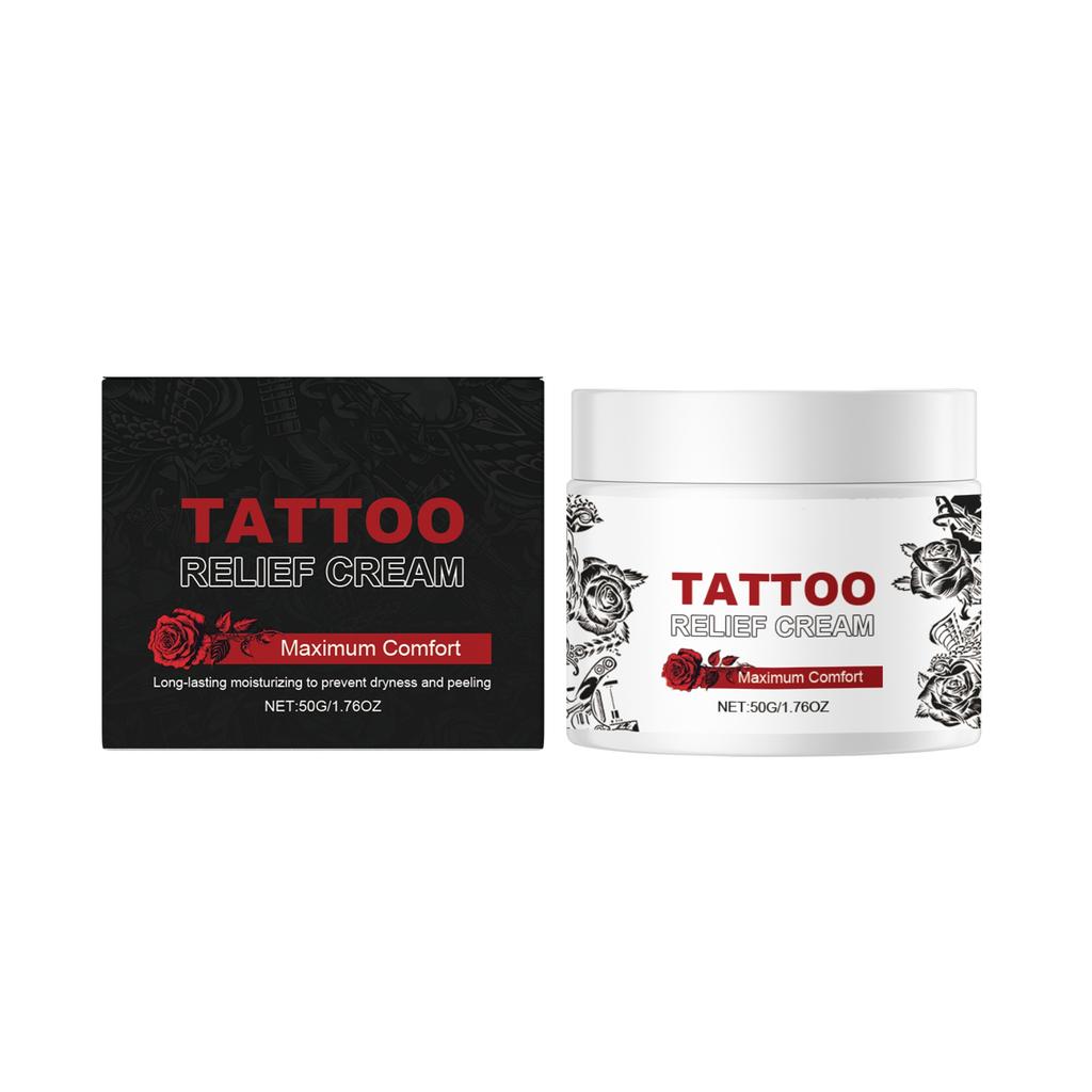 Soothing Care Cream, Anti-inflammatory, Damaged Skin, Anti-fading Care, And Skin Barrier Care For Tattooed Areas.