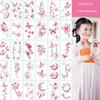 30Pcs Waterproof Temporary Tattoo Stickers Disposable 3D Color Butterfly Rose Flower Feather Fake Tattoo For Women Girl Body Art