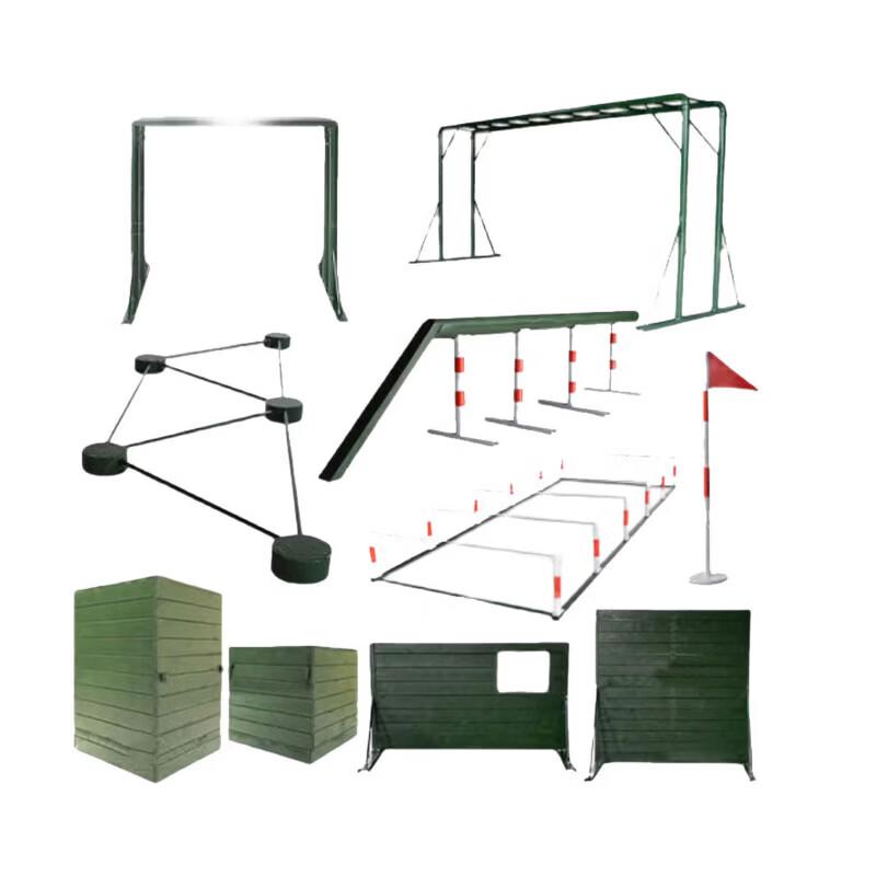 Outdoor 400-Meter Obstacle Training Equipment Set