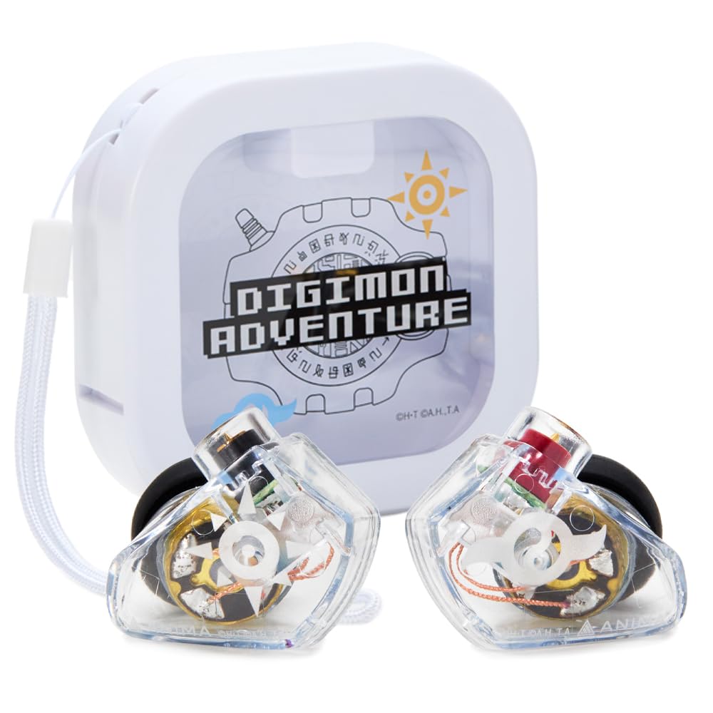 

ANIMA ANW-C010 Digimon Adventure Collaboration Model Wired Earphones [Official Japanese Product]