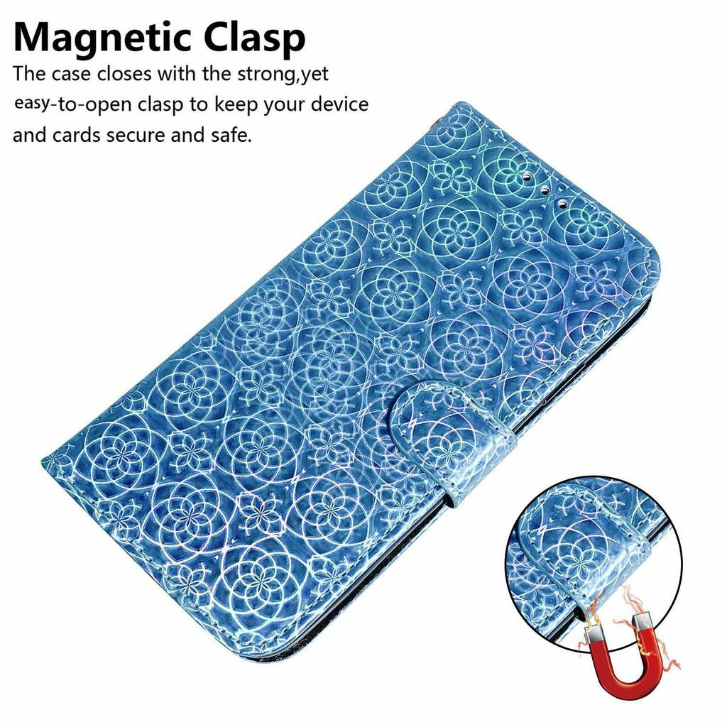 For Xiaomi Redmi A5 NFC (173.45mm) Stand Case Dazzling Flower Leather Phone Cover