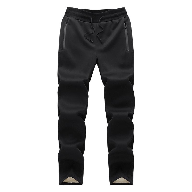 2024 Men's Lambswool Thickened Hoodie and Sweatpants Set for Autumn/Winter