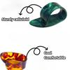4Pcs Guitar Thumb Picks & Finger Picks,2 Colors Celluloid Flat Thumbpicks /Guitar Replacement Instrument Playing Accessories