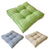 18" X 18" Seat Cushion Thickened Square Office Chair Pad Striped Soft Padded Hip Cushion Modern Floor Sitting Pad for Home Living Room Bedroom