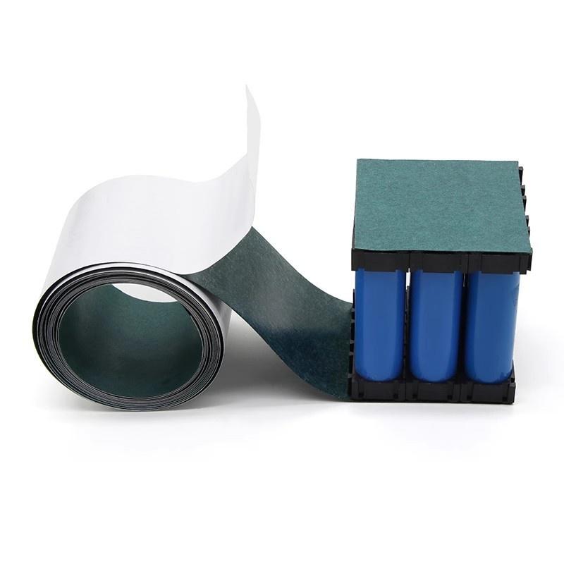 1Pcs Cell Insulating Glue Patch Width 50/60/65/70Mm 18650 Battery Insulation Gasket Barley Paper Electrode Insulated Pads