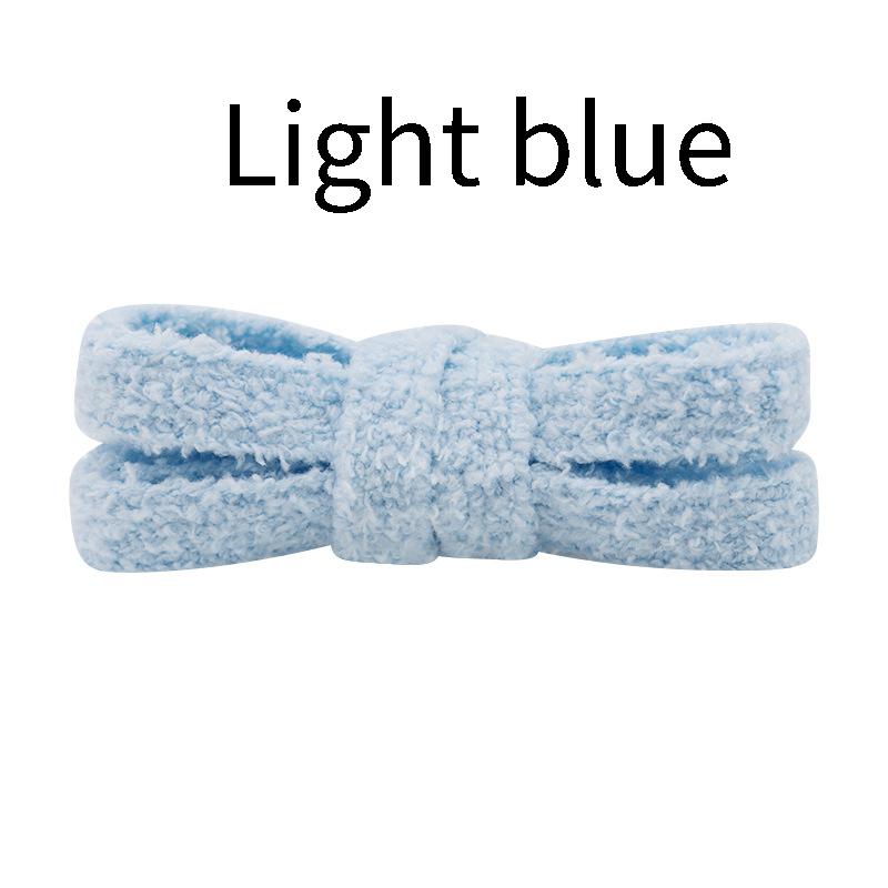 Quality 1.5cm Wider Plush Rope Laces for Shoes Fluffy Shoelaces Casual Sneakers Flat Shoelace 100/120/140/160CM Shoe Accessories