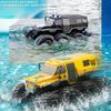 Amphibious 2.4GHz Remote Control Truck 8 Wheels Waterproof All Terrain RC Stunt Car