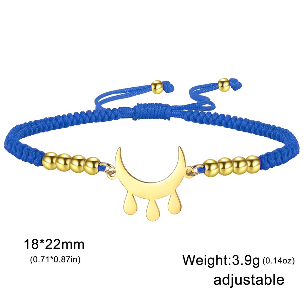  Stainless Steel Blessing Symbol Bracelet for Women Men Classic Geometric Pattern Bracelet Good Lucky Jewelry Party Gifts