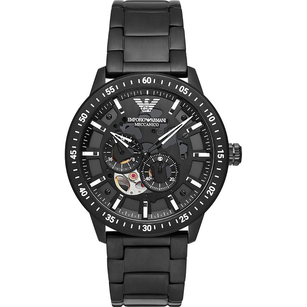 

Emporio Armani Mario Black Metal Men s Automatic Watch AR60054 чёрный