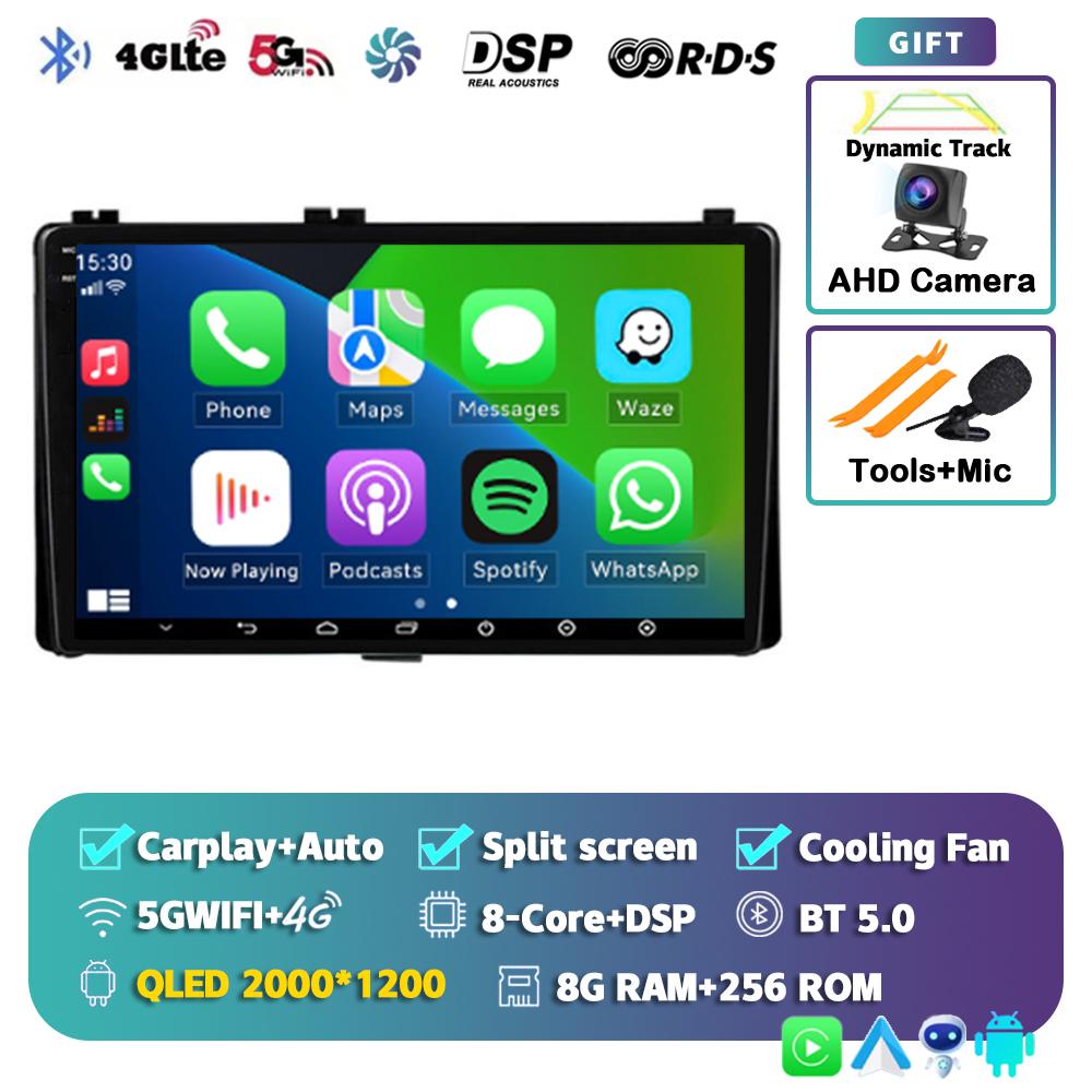 Android 14 Carplay Car Radio For Toyota Corolla Auris E180 2017 2018 2019 Multimedia Video Player Navigation GPS Stereo 2din DVD