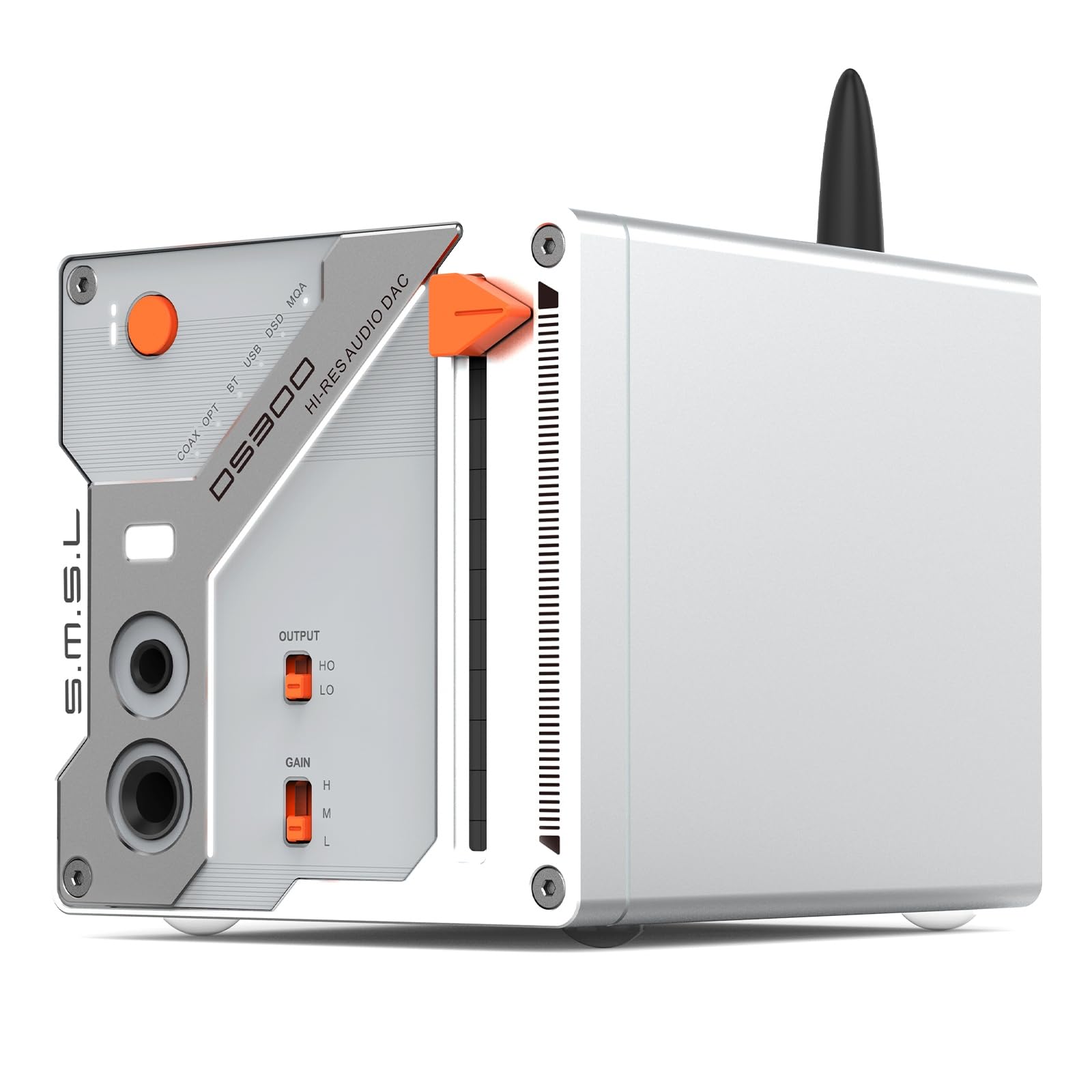 

SMSL DS300 ES9039Q2M Балансный ЦАП Усилитель для наушников с Bluetooth Аудио 4 Двойных OPA1612A USB Вход для наушников PCM для использования Декодирование 5.1, Операционные усилители, MQA, фиолетовый