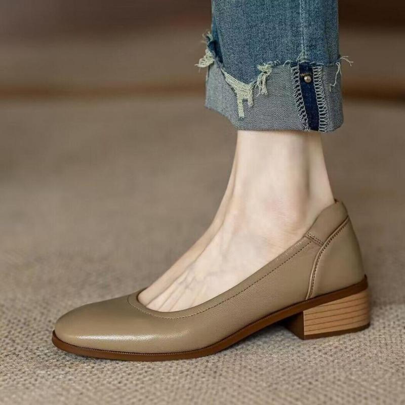 Elegant Spring Summer Women Mary Janes Shoes Cute Casual Female Retro Woman Chunky Heels Lolita Shoes Zapatos Mujer Talons Femme