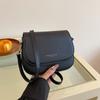 Candy Color Autumn and Winter New Versatile Shoulder Bag Fashionable Small Fresh High Value Feeling Saddle Bag Commuter Messenger Women's Bag