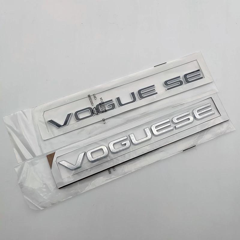 3D ABS Chrom Schwarz Logo Vogue SE Emblem Buchstaben Kofferraum Abzeichen Aufkleber Für Vogue SE Aufkleber Zubehör