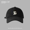 Letter embroidered baseball cap women's autumn and winter high quality polished big head circumference cap couple versatile sun hat