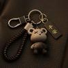 High-End Cartoon Bear Couple Keychain - Cute Car Keyring for Men, Ideal As a Small Gift