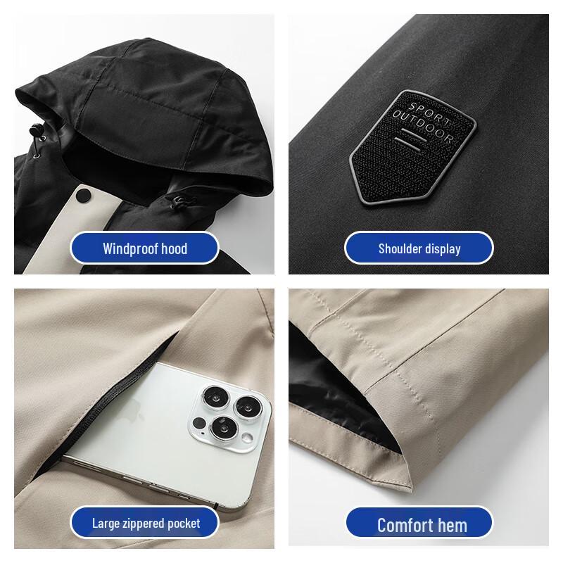 JEANSWEST Couple's 3-in-1 Fleece-Lined Outdoor Jacket