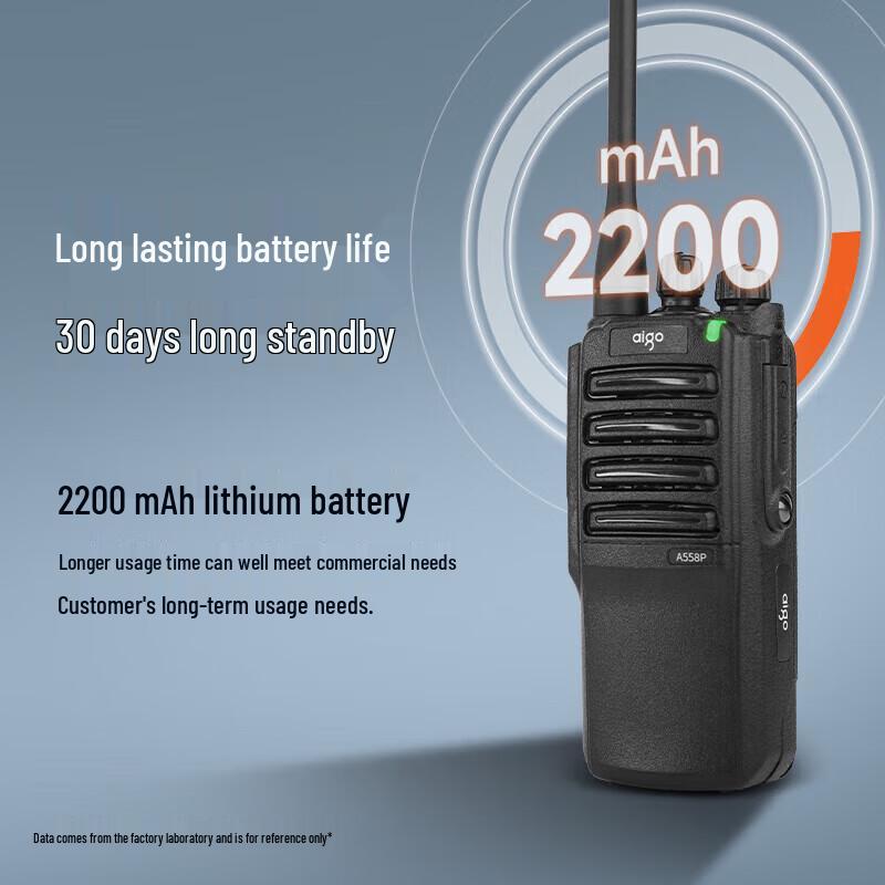 Aigo A558P Professional Long-Range Walkie-Talkie (CN Version)