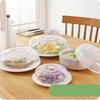 Couvercle transparent pour micro-ondes, matériau PP, Protection des aliments, conception de saisie, éclaboussures de micro-ondes sûres et saines