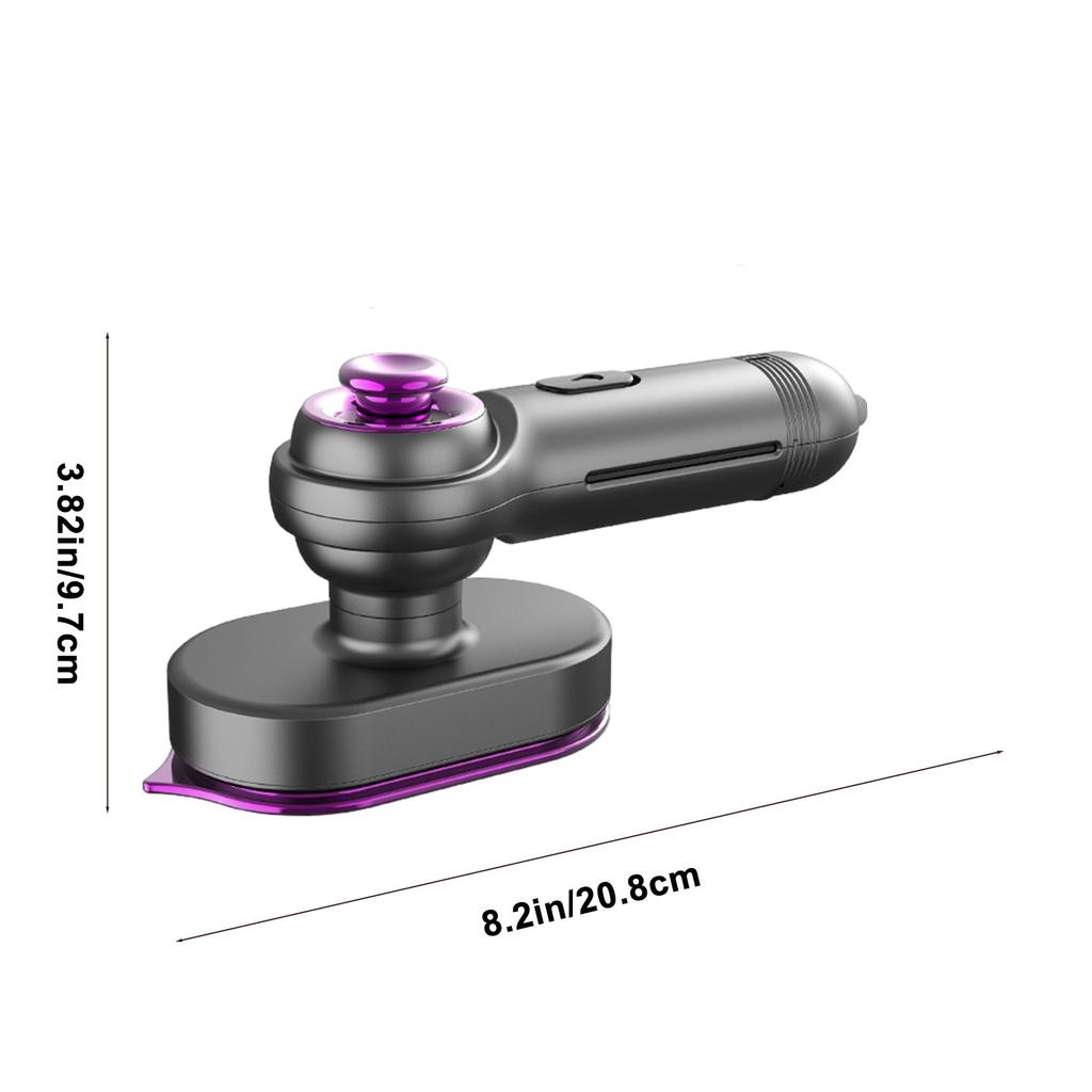 Ulepszona przenośna mini maszyna do prasowania - obrotowy ręczny parowy żelazko - składany podróżny ubiór do ubrań z tkaniny - dobry do domu i podróży