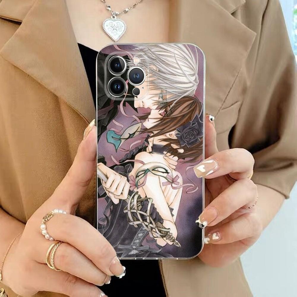 Vampire Knight Phone Case For iPhone 15 13 14 Pro Max XS XR 12 11 Pro 13 Mini 6 7 8 Plus Clear Back Cover Capa