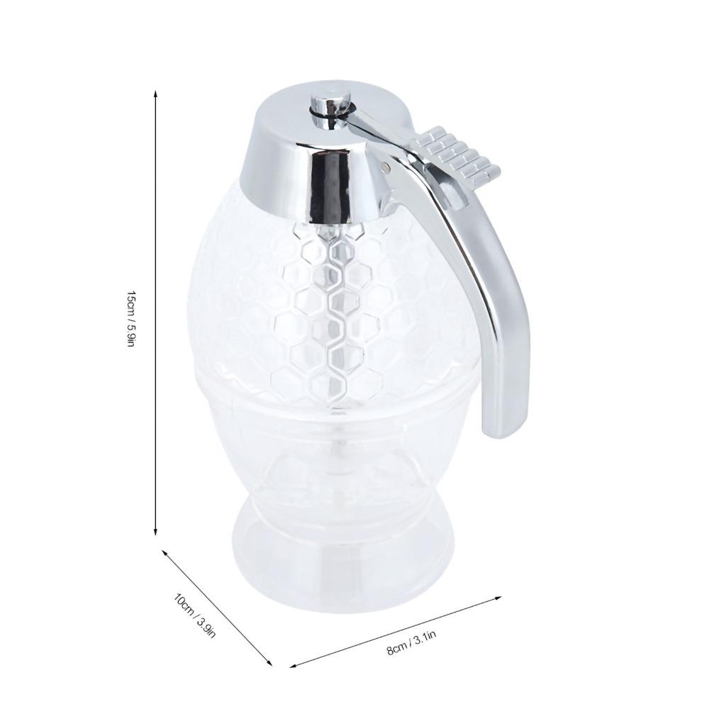 With Stand Honey Dispenser 200ml Honey Jar Vintage Syrup Dispenser  Picnic Use