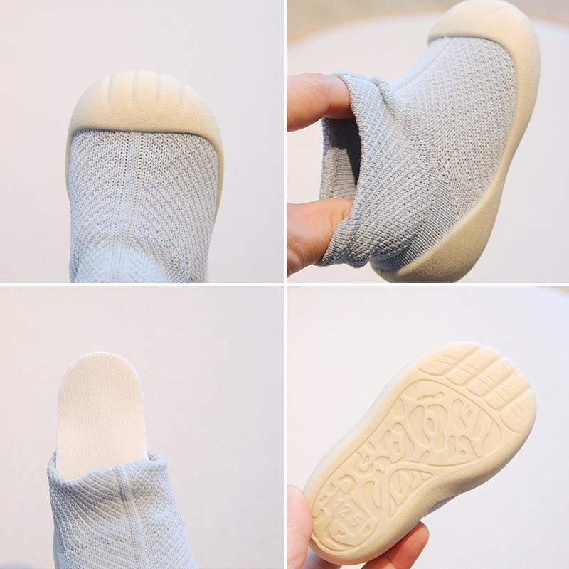 New Autumn/Winter Mid-Calf Non-Slip Baby Walking Socks - Korean Style, Anti-Drop Design for Toddlers