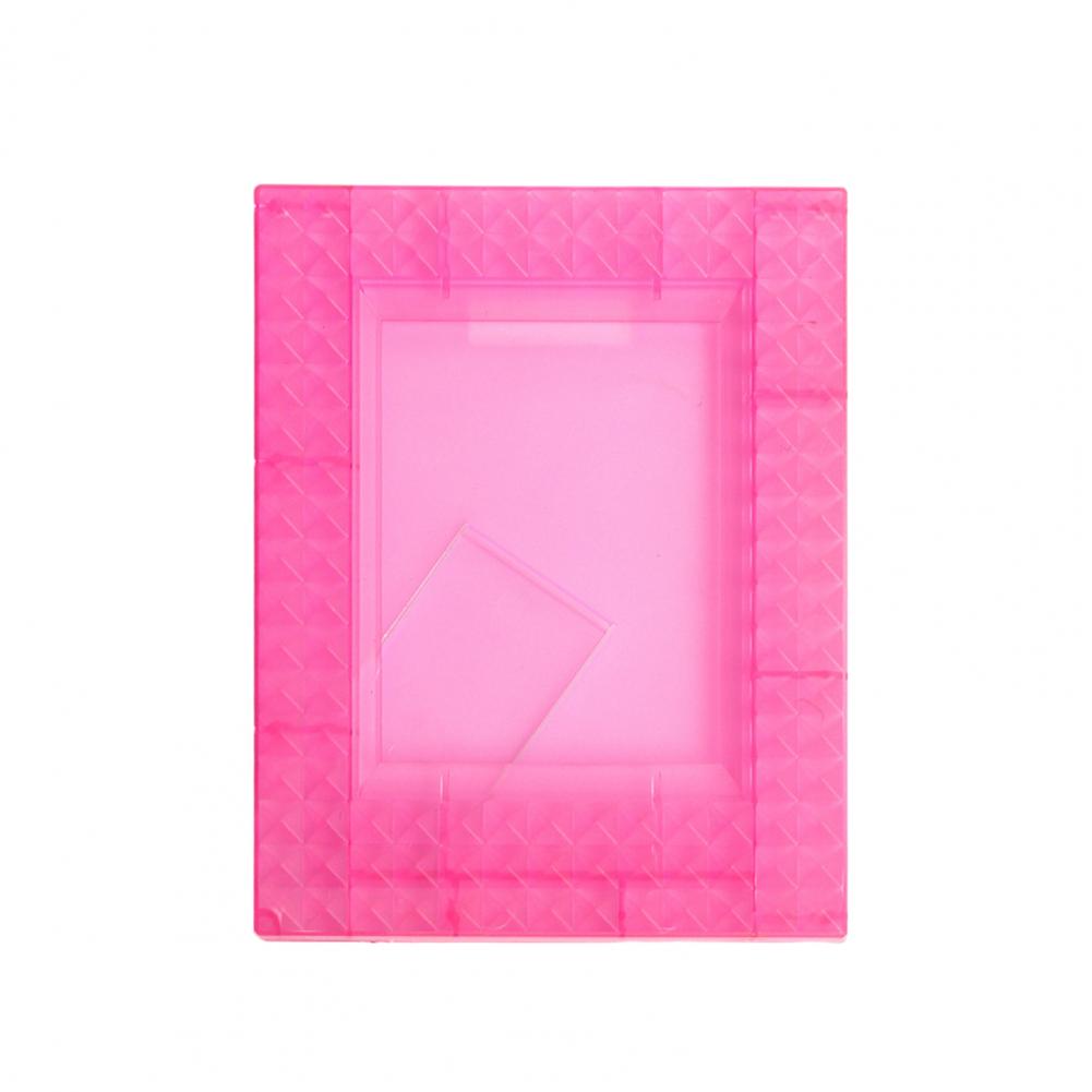 3 Zoll für Polaroid Instax Mini Fotorahmen Desktop-Deko Dekorativer Fotokartenhalter Vertikaler Fotoständer Rahmen