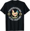 Retro Vintage Chicken Raising and Jesus Praising T-Shirt Unisex T-Shirt