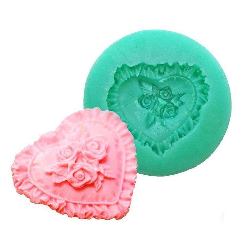 Valentines Day Theme Silicone Molds for Candle Soap Making Chocolate Fondant Silicone Mold Candy Chocolate Silicone Mold