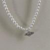 Y2K Jewelry Chain Vintage Crystal Zircon Planet Saturn Pearl Choker Necklace For Women Female Couple Saturn Pendants Necklace