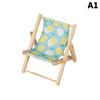 Cute Mini Wooden Beach Chair Phone Holder Foldable Model Photography Prop Decor Gift Idea Home Office Accessory