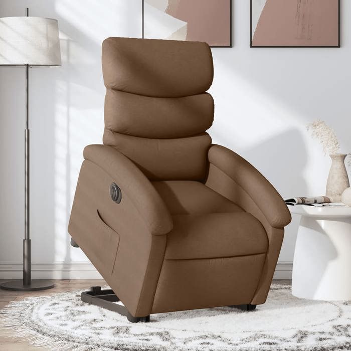 VidaXL Electric Recliner, Relaxation Chair with Adjustable Backrest and Footrest, Living Room Seat, Modern, 3204006