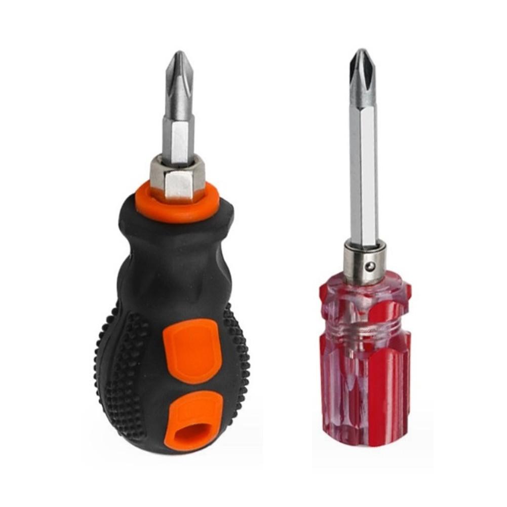 

2pcs Steel magnetic Cross Shaped Head Multipurpose Screwdriver Home Repair tool