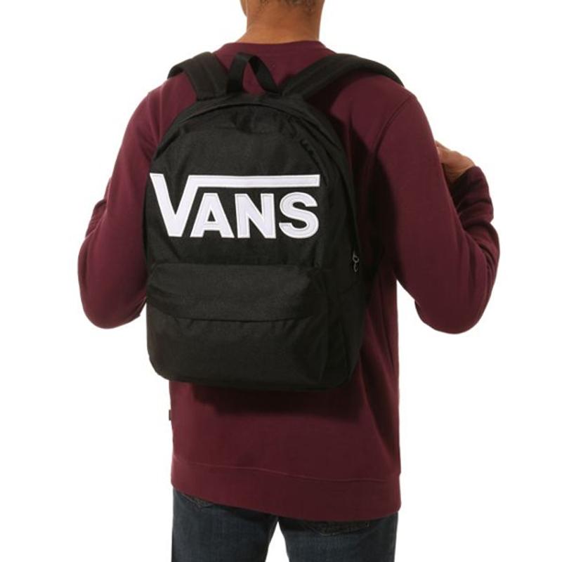 Vans Old Skool Collection Polyester Backpack Regular Unisex Black Vans VN0A5KHPY28