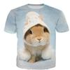 Funny Hamster Rabbit Animal 3D Print T-Shirts Summer Men Women Casual Oversized Short Sleeve T Shirt Male Tees Tops Man Clothing