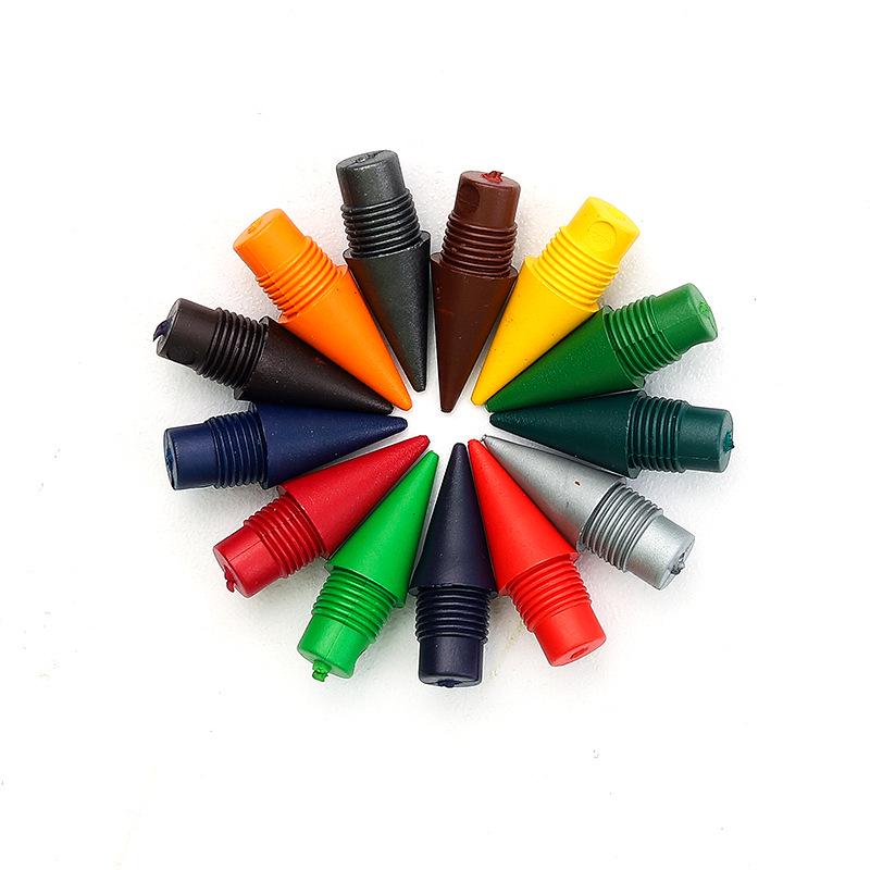 Erasable Posture Correcting Eternal Pencil - 12 Colors, No Sharpening Needed, Durable Lead, Perfect for Kids' Drawing.